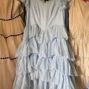 Mia dress JessaKae Light Blue Lace Tiered Dress